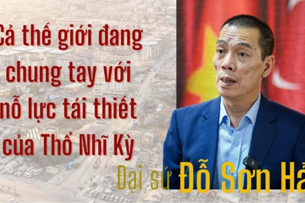 Cả thế giới đang chung tay với nỗ lực tái thiết của Thổ Nhĩ Kỳ