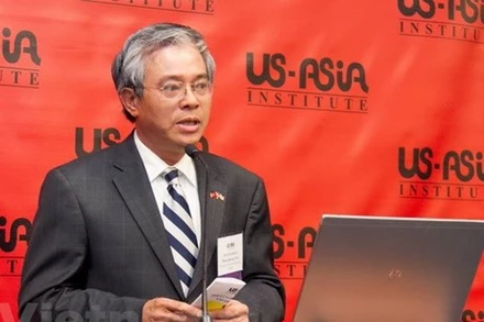 Đại sứ Phạm Quang Vinh, nguyên Thứ trưởng Bộ Ngoại giao, nguyên Đại sứ Việt Nam tại Hoa Kỳ. (Ảnh: TTXVN) 