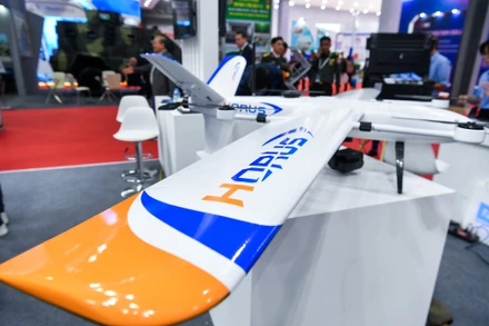 [Ảnh] Cận cảnh mẫu UAV "made in Vietnam" chuyên dụng trong hoạt động trinh sát, cứu hộ