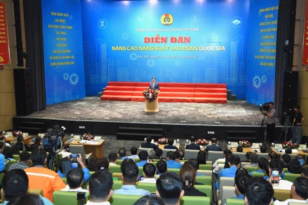 [Ảnh] Thủ tướng dự Diễn đàn nâng cao năng suất lao động quốc gia năm 2024