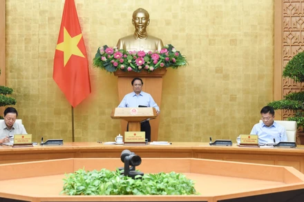 Thủ tướng Phạm Minh Chính chủ trì Phiên họp Chính phủ chuyên đề pháp luật.