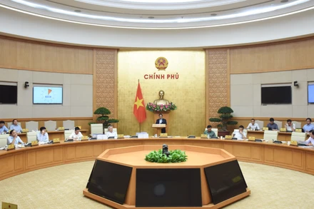 Thủ tướng chủ trì cuộc họp Chính phủ chuyên đề về việc sắp xếp đơn vị hành chính các cấp.