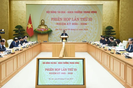 Thủ tướng Phạm Minh Chính chủ trì Phiên họp lần thứ 10 Hội đồng Thi đua-Khen thưởng Trung ương.