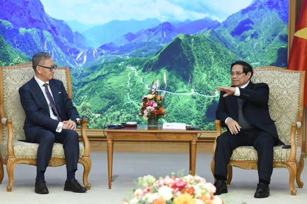 Thủ tướng Phạm Minh Chính tiếp Bộ trưởng Ngoại giao Lào Thongsavanh Phomvihane.