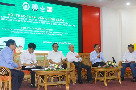 Các chuyên gia, nhà khoa học đề xuất chính sách quản lý rơm rạ.