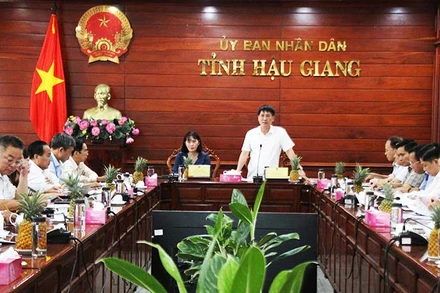Ông Lê Sỹ Bảy, Phó Tổng Thanh tra Chính phủ phát biểu tại buổi làm việc.