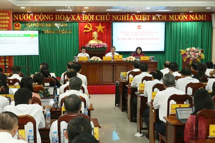 Quang cảnh kỳ họp.