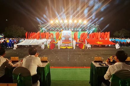 Quang cảnh lễ khai mạc.