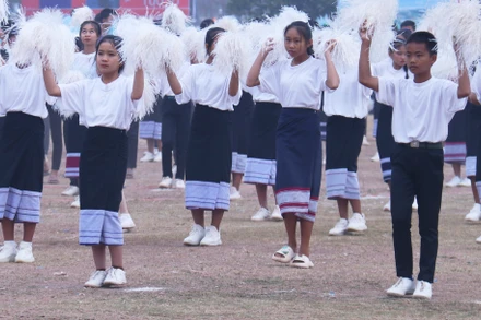 Giảm tỷ lệ suy dinh dưỡng là một trong những ưu tiên của Chính phủ Lào trong thời gian tới. (Ảnh: Trịnh Dũng)