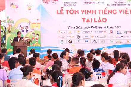 Quang cảnh buổi lễ. Ảnh: Hải Tiến