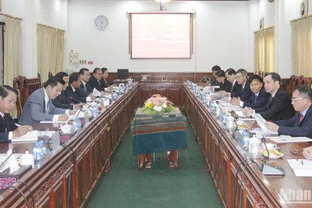 Quang cảnh buổi tọa đàm. (Ảnh: HẢI TIẾN)