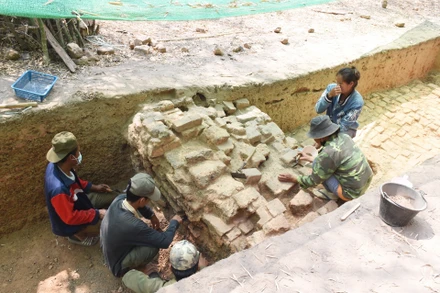 Khu vực khảo cổ thuộc bản Nong Huathong, huyện Xaybouly, tỉnh Savannakhet, miền trung Lào. (Ảnh: Sở Thông tin, Văn hóa và Du lịch tỉnh Savannakhet)