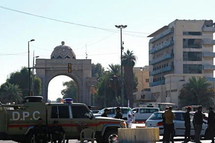 Vùng Xanh ở Iraq bị tấn công bằng rocket