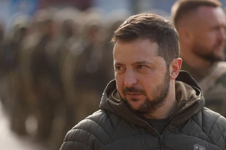 Tổng thống Ukraine Vladimir Zelensky. (Ảnh: Reuters)