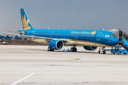 Máy bay của Hãng hàng không Vietnam Airlines.