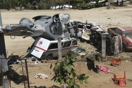 Rơi trực thăng quân sự tại Mexico, 14 người thiệt mạng