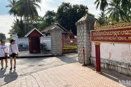 Thành phố di sản Luang Prabang của Lào là một trong những địa điểm thu hút khách du lịch. (Ảnh: Trịnh Dũng)