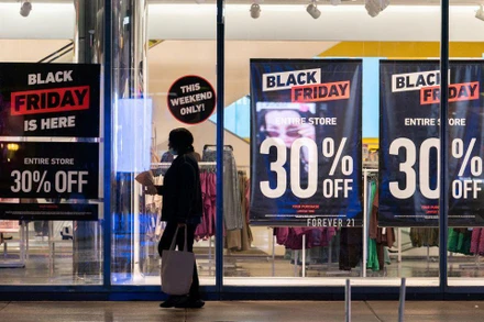 New York trong dịp Black Friday năm 2021. (Ảnh: Reuters)