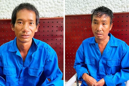 Đối tượng Lý Se Xuy (trái) và đối tượng Phu Thó Suy.