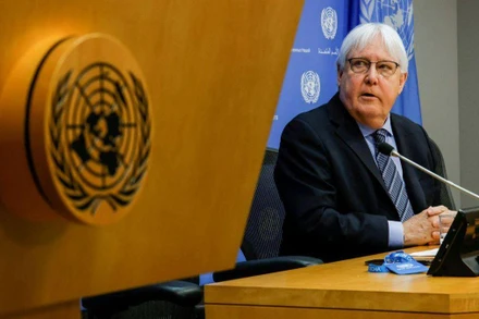 Phó Tổng Thư ký Liên hợp quốc phụ trách các vấn đề nhân đạo Martin Griffiths. (Ảnh: Reuters)