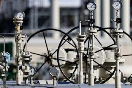 Đường ống dẫn khí đốt của hệ thống Dòng chảy phương Bắc 1 tại Lubmin, Đức. (Ảnh: Reuters/TTXVN)