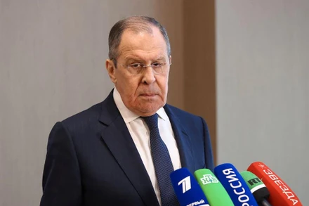 Bộ trưởng Ngoại giao Nga Sergey Lavrov. (Ảnh: Reuters)
