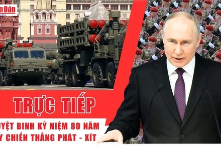 [Video] Trực tiếp Lễ duyệt binh kỷ niệm 80 năm Ngày Chiến thắng trong Chiến tranh Vệ quốc vĩ đại