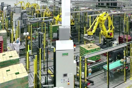 Hoạt động sản xuất tại công ty TNHH Nestlé Việt Nam, Khu công nghiệp Thăng Long II, tỉnh Hưng Yên.