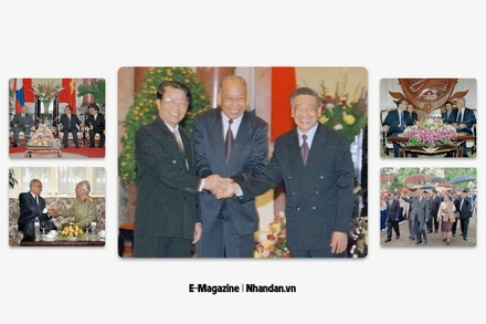 Đồng chí Khamtay Siphandone - nhà lãnh đạo xuất sắc của Lào, người bạn lớn của Việt Nam