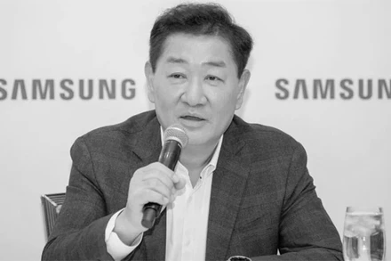 Ông Han Jong-Hee phát biểu tại một sự kiện của Samsung. (Ảnh: SAMSUNG)