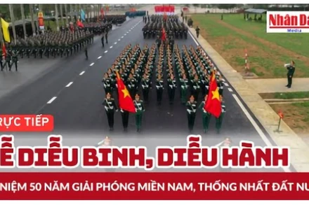 Video trực tiếp Lễ diễu binh kỷ niệm 50 năm Ngày Giải phóng miền nam, thống nhất đất nước