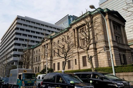 Trụ sở BoJ tại Tokyo, ngày 19/3/2024. Ảnh: Tân Hoa Xã