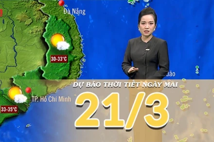 [Video] Dự báo thời tiết đêm nay và ngày mai 21/3/2025