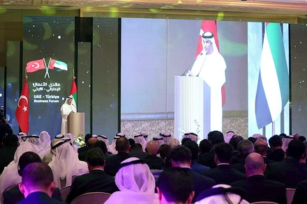 Diễn đàn Doanh nghiệp UAE-Thổ Nhĩ Kỳ. (Ảnh Emirates news agency)
