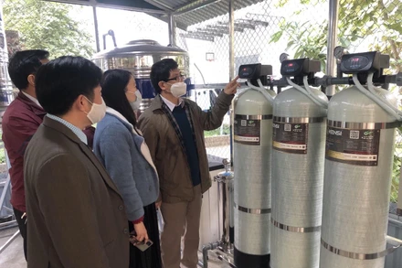 Hệ thống xử lý nước sạch tại Trường cao đẳng Kỹ thuật và Công nghệ Hà Giang.