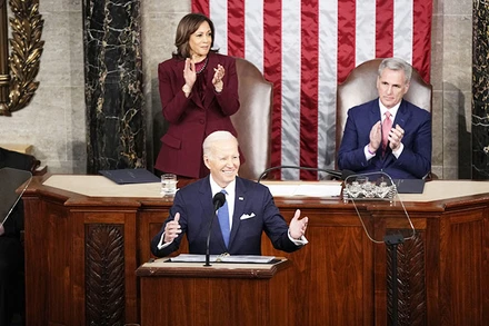 Tổng thống Mỹ Joe Biden đọc Thông điệp liên bang trước Quốc hội lưỡng viện.