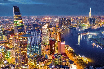 Một góc Thành phố Hồ Chí Minh hôm nay.