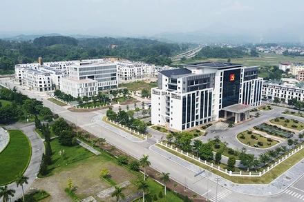 Khu đô thị mới Đề Thám, thành phố Cao Bằng. (Ảnh: ĐẶNG TUẤN)