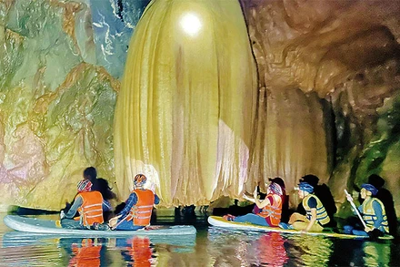 Hang Sơn Nữ vừa được phát hiện ở xã Trường Sơn, huyện Quảng Ninh, tỉnh Quảng Bình.