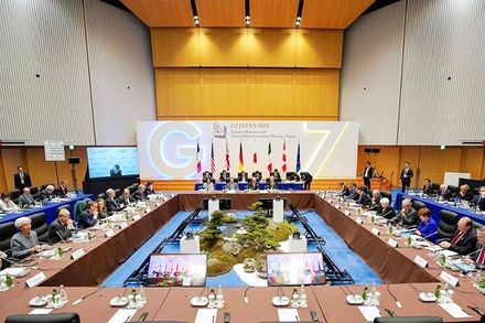 Hội nghị Bộ trưởng Tài chính và Thống đốc Ngân hàng Trung ương G7 tại Nhật Bản. (Ảnh: REUTERS)