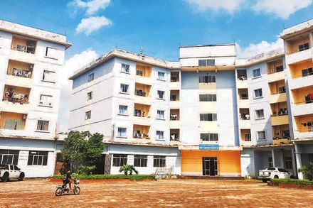 Khu nhà ở dành cho công nhân tại huyện Đông Anh. 