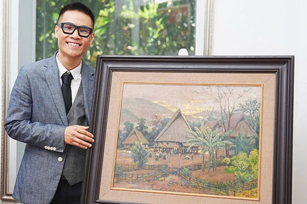 Họa sĩ trẻ mang góc nhìn mới cho tranh sơn mài