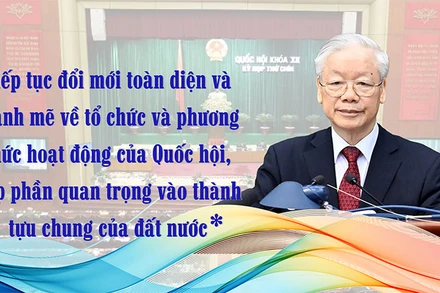 Tiếp tục đổi mới toàn diện và mạnh mẽ về tổ chức và phương thức hoạt động của Quốc hội, góp phần quan trọng vào thành tựu chung của đất nước *