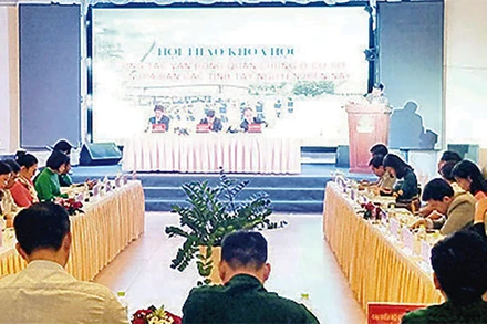 Quang cảnh hội thảo.