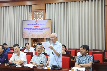 Tiến sĩ Đào Ngọc Nghiêm góp ý, cần sớm ban hành hướng dẫn để thực hiện tổ chức chính quyền 2 cấp.