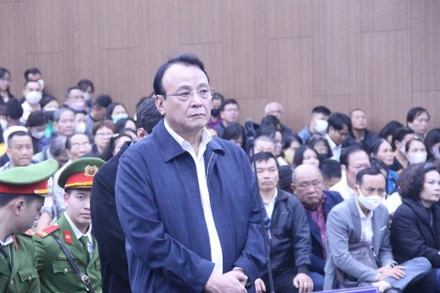 Bị cáo Đỗ Anh Dũng tại phiên tòa.