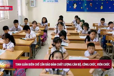 Tinh giản biên chế cần bảo đảm chất lượng cán bộ, công chức, viên chức