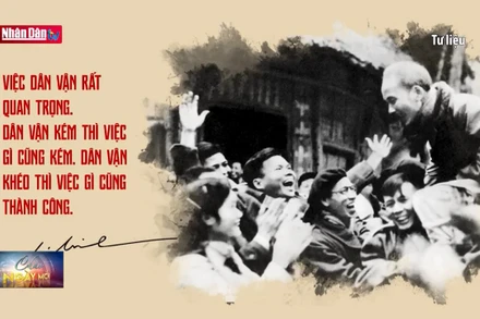 Dân vận khéo thì việc gì cũng thành công