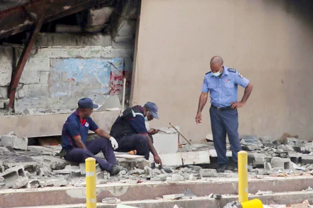 Hiện trường vụ thảm sát ở Papua New Guinea.