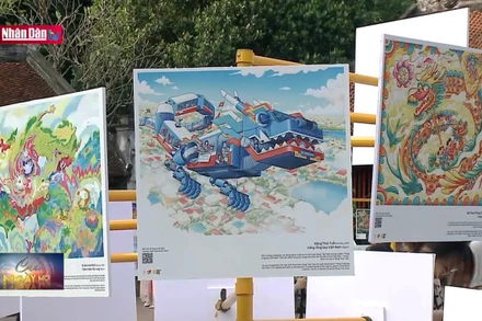 Kể chuyện con rồng bằng hội họa